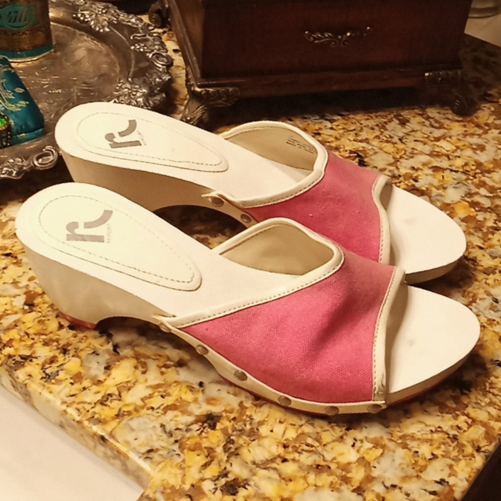 🥰💖 pink slip-on sandal size 7 pink